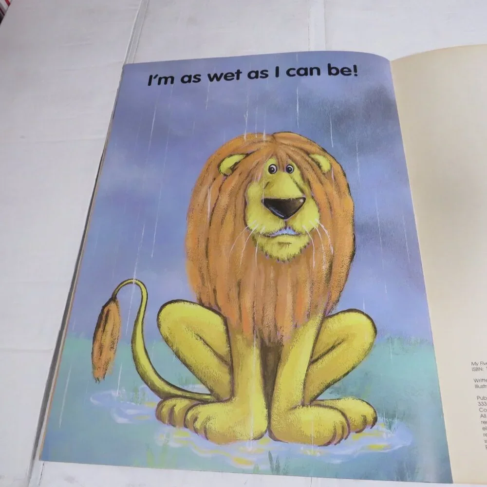 My Five Seasons A Lion’s Tale BIG BOOK (almost 2 feet tall) with teacher pages